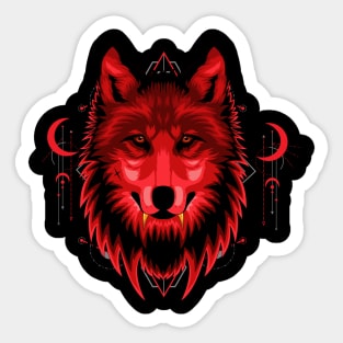 wolf lover Sticker